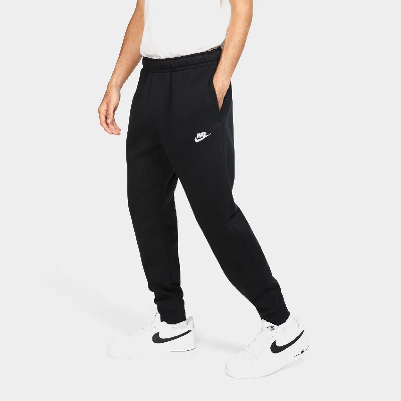 Nike Club Fleece Joggers Black / Black - White