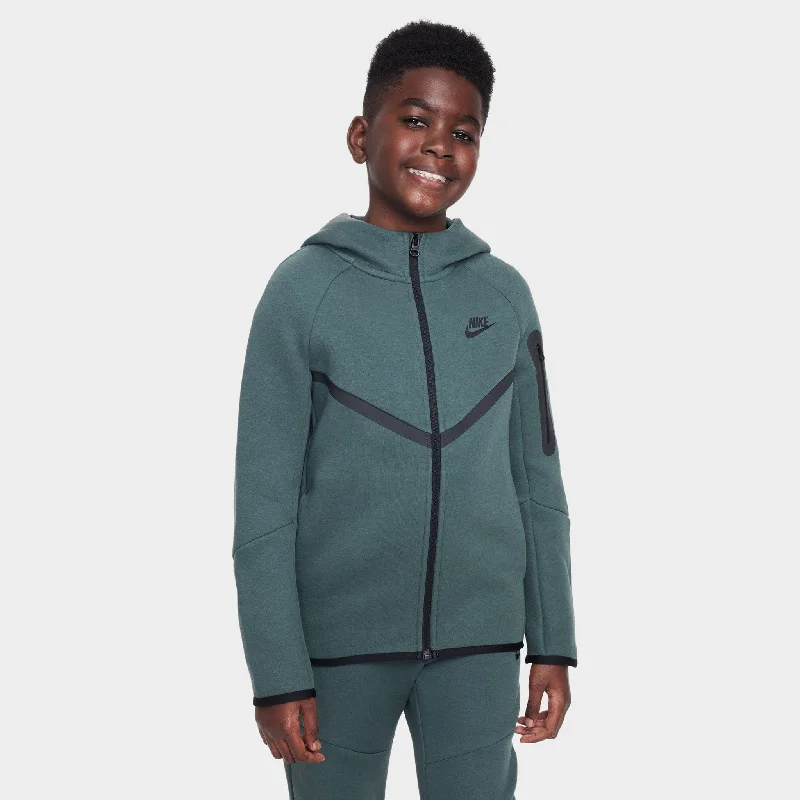 Nike Sportswear Junior Boys' Tech Fleece Hoodie / Vintage Green