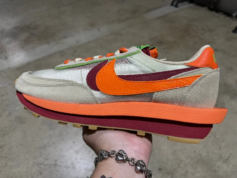 Nike LD Waffle / Sacai CLOT - Kiss of Death Orange