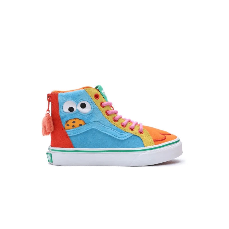 + Sesame Street Kid's SK8-Hi Zip 'Multi'