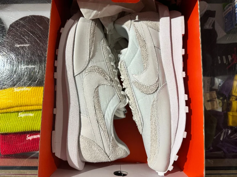 Nike LDWAFFLE / Sacai - White Nylon Size 13