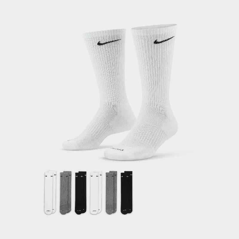 Nike Everyday Plus Cushioned Training Crew Socks (6 Pack) / Multi-color