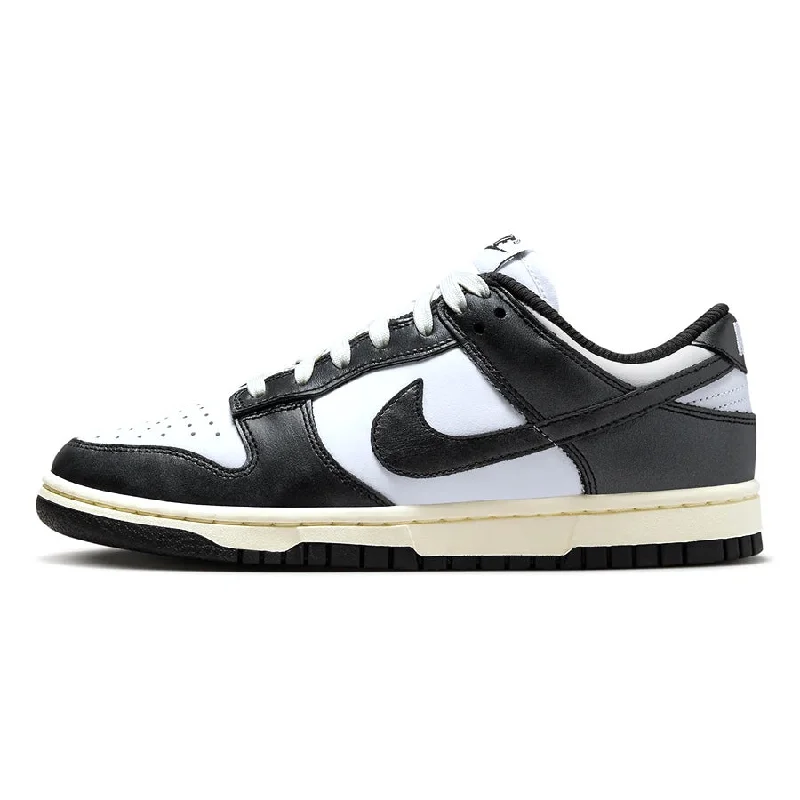 Women’s Nike Dunk Low Vintage Panda White Black Coconut Milk