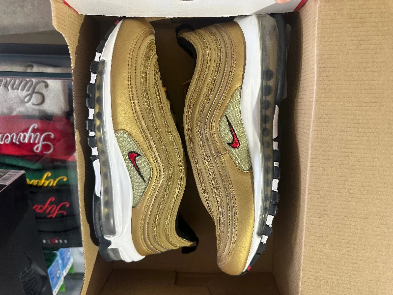 Nike Air Max 97 OG QS - Metallic Gold Size 8.5