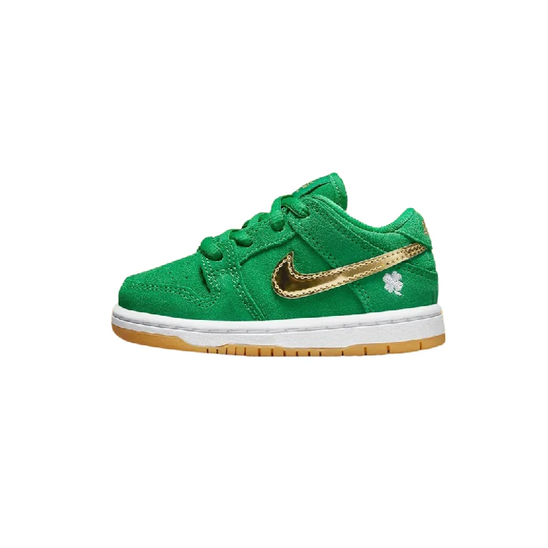 Toddler Nike SB Dunk Low TD St Patrick's Day (TD) Lucky Green Metallic Gold