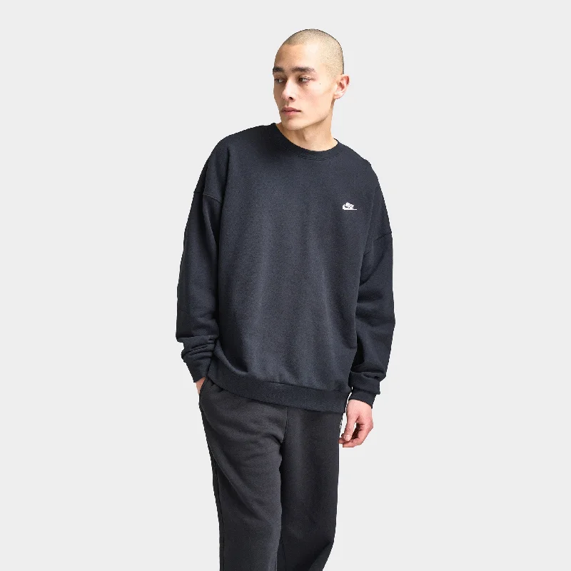 Nike Sportswear Club Fleece Oversized Crewneck Black / White