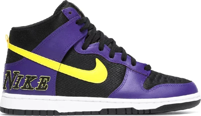 Nike Dunk High EMB Lakers