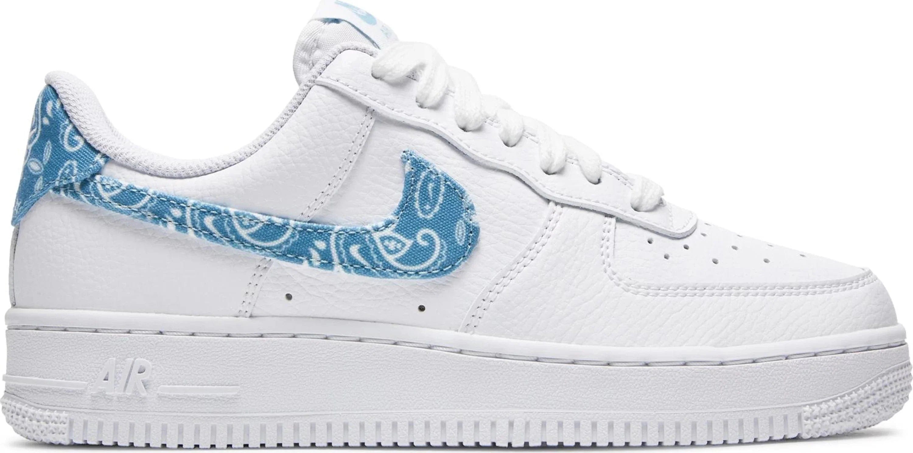 Nike Air Force 1 Low '07 Essential White Worn Blue Paisley (W)