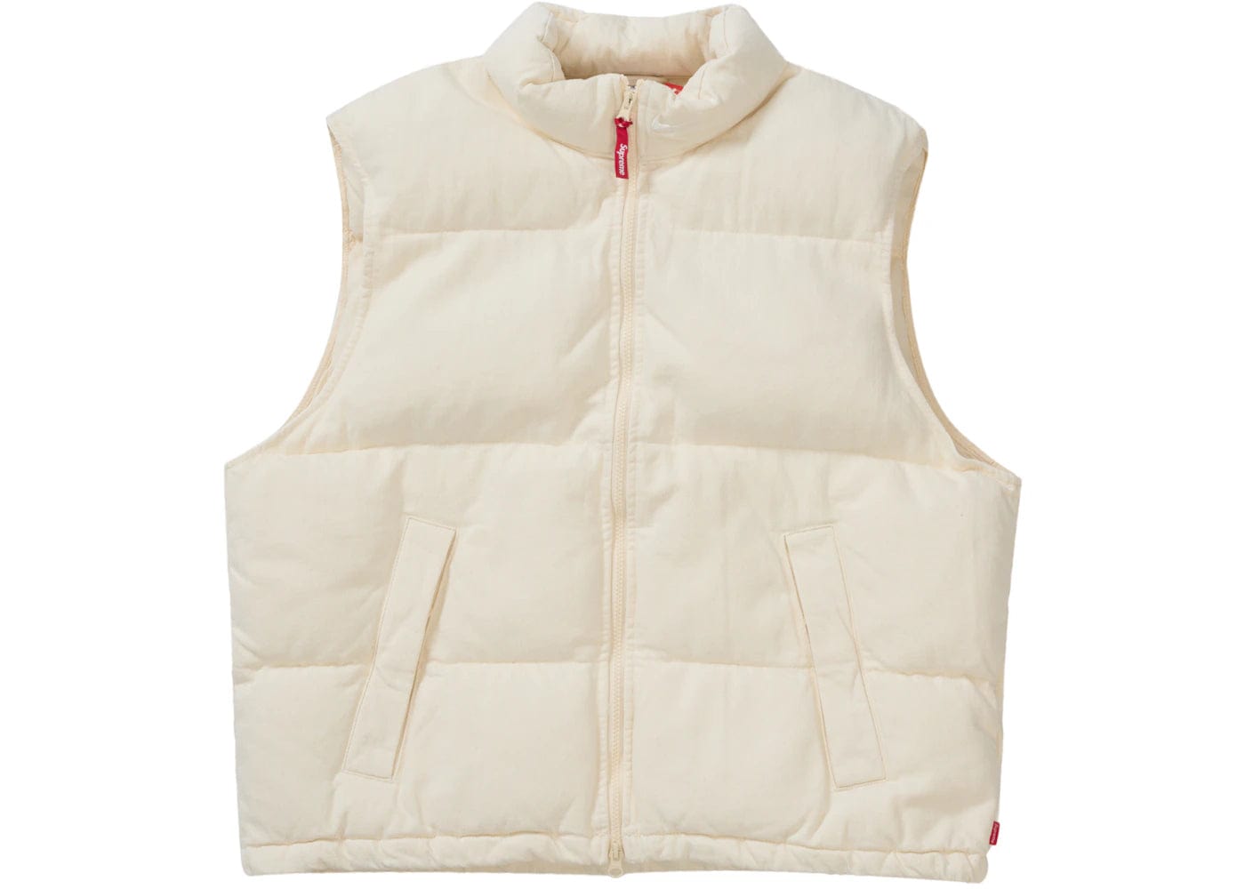 Supreme Nike Denim Puffer Vest Natural