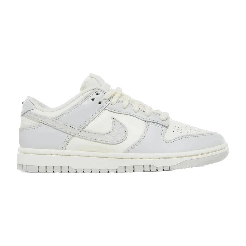 Women's Dunk Low Needlework Sail Aura Neutral Grey