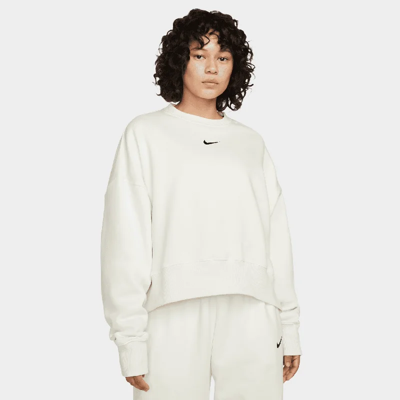 Nike Sportswear Women's Phoenix Fleece Over-Oversized Crewneck Sail / Black