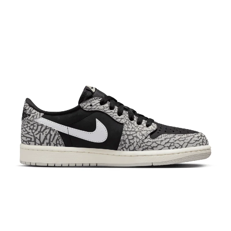 Air Jordan 1 Retro Low OG 'Black Elephant'