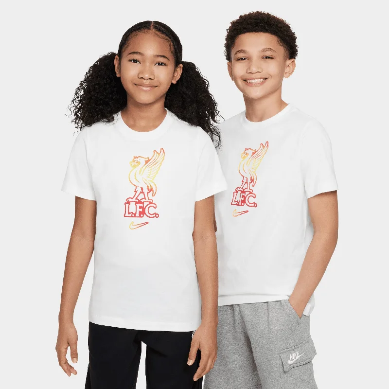 Nike Juniors' Liverpool FC Crest T-shirt / White