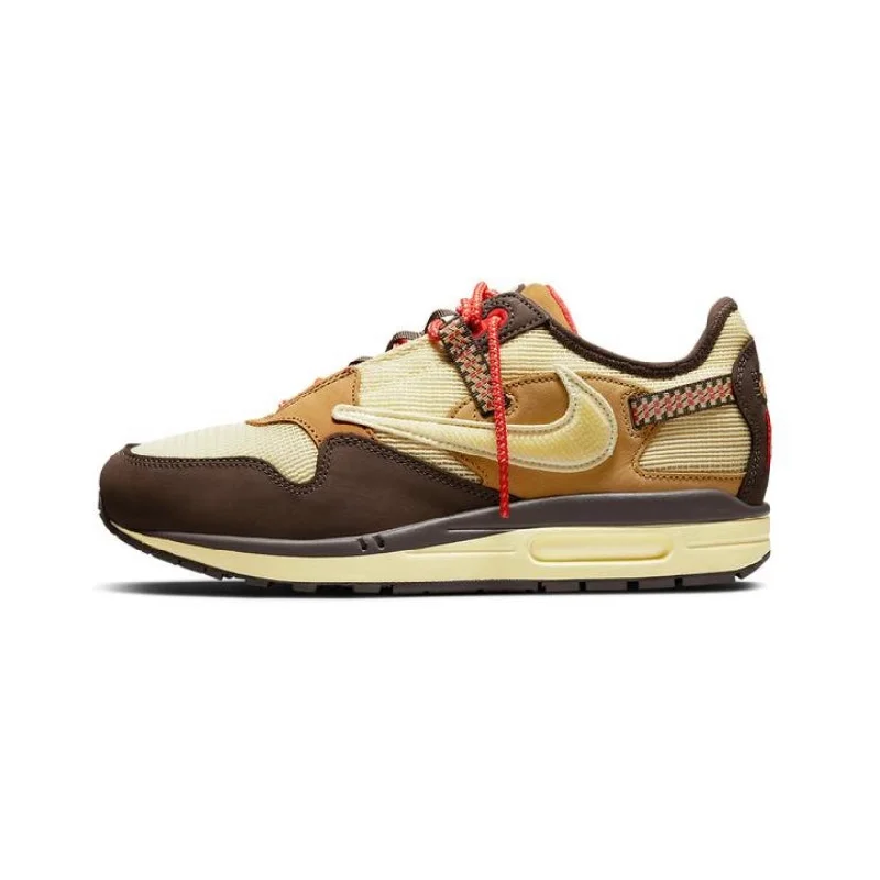 Travis Scott x Nike Air Max 1 Cactus Jack Baroque Brown Lemon Drop Chile Red