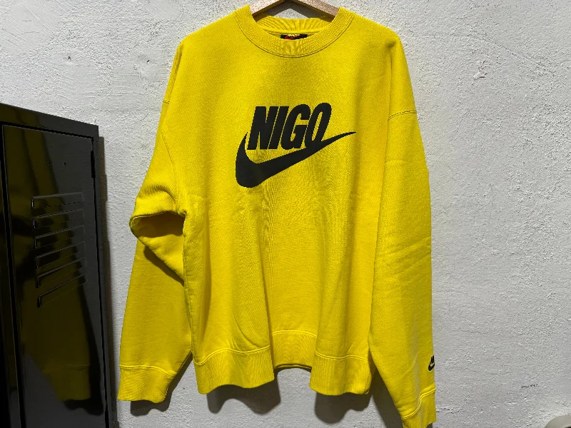 NEW Nike x Nigo Crewneck - Yellow Size XL