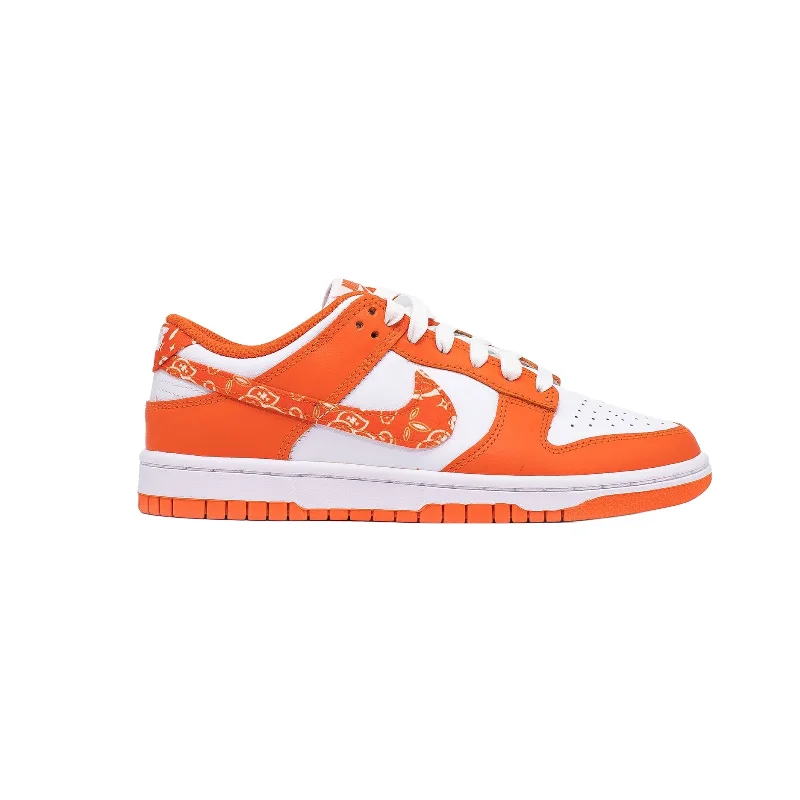 Women's Nike Dunk Low, Orange Paisley