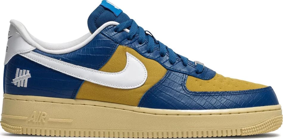 Nike Air Force 1 Low SP Undefeated 5 On It Blue Yellow Croc