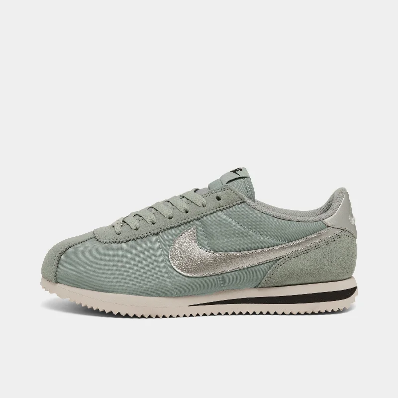 Nike Women's Cortez Textile Light Pumice / Metallic Silver