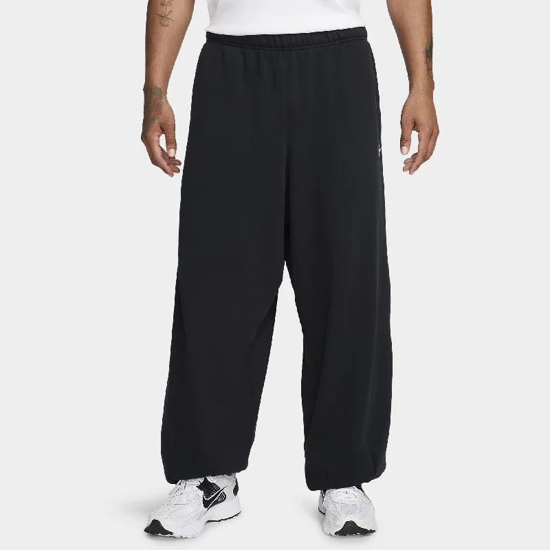 Nike Club Fleece French Terry Oversized Pants Black / White