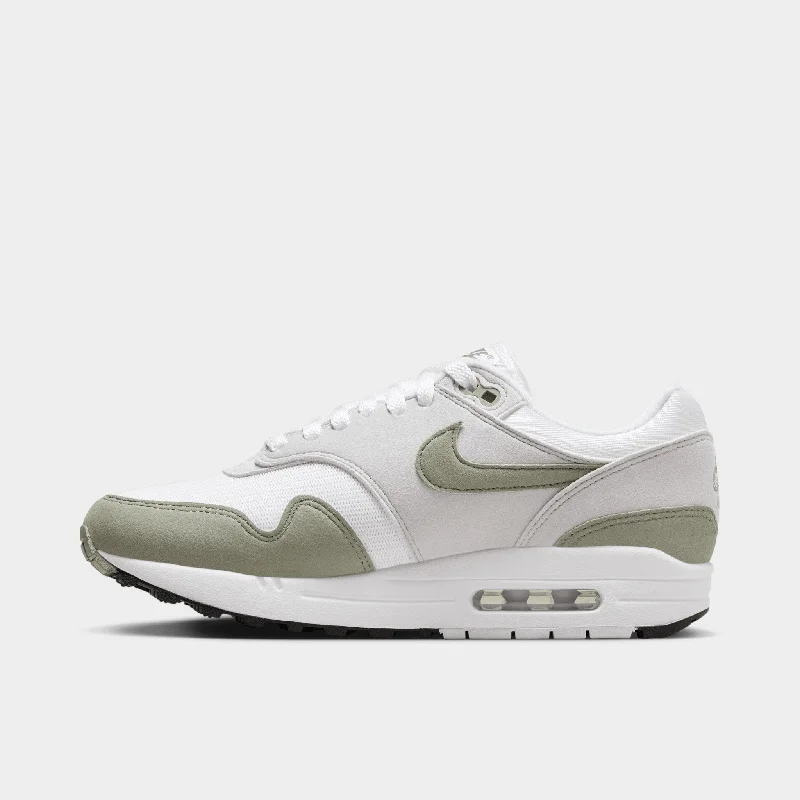 Nike Women's Air Max 1 '87 White / Light Army - Neutral Grey