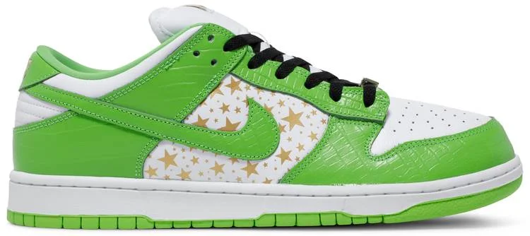 Nike SB Dunk Low Supreme Stars Mean Green (2021)