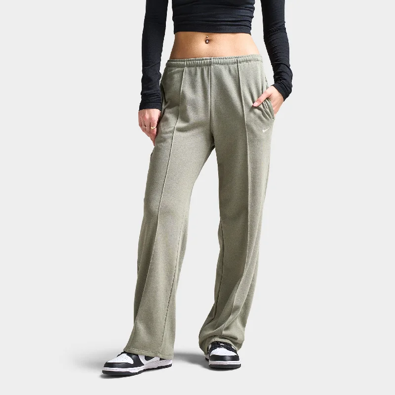 Nike Women's Mid-Rise Chill Terry Sweatpants Light Army / Sail