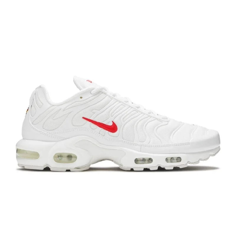 Supreme x Nike Air Max Plus TN White Speed Red